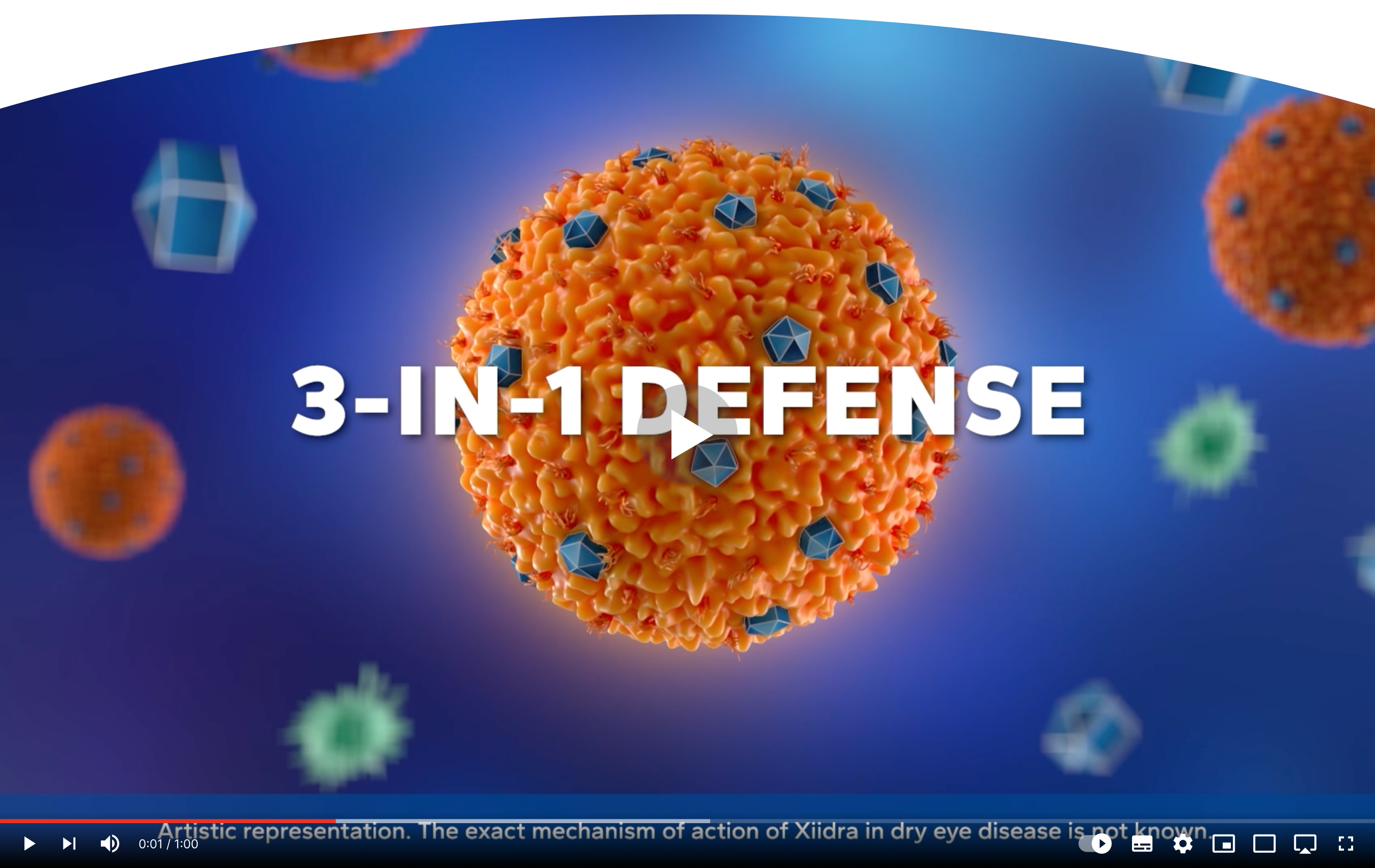 Xiidra MOA video thumbnail