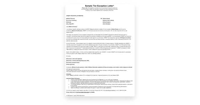 Xiidra Tier Exception Letter thumbnail